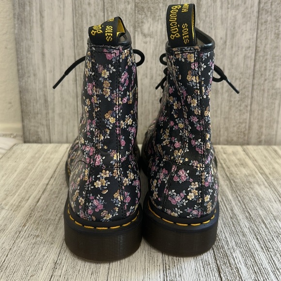 Dr. Martens 1460 MINI TYDEE Meadow Floral Leather Boots - Picture 4 of 9